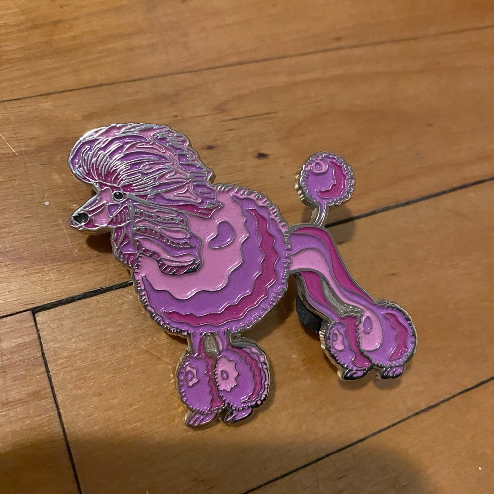 Hayley Elsaesser - Enamel Pink Poodle Pin
